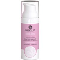 Basiclab Dermocosmetics Crema Rigenerante con 5% Prebiotico e 3% Pantenolo Texture Leggera 50 ml