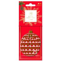 Aroma Home Cellulosa 3D Palla Rossa e Dorata - Pan di Zenzero