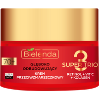 Bielenda Super Trio (Retinolo + Vit C + Collagene) Crema Antirughe 70+ Giorno/Notte 50 ml