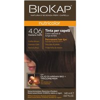 Biokap Nutricolor Tintura per capelli, 4.06 Marrone Caffè