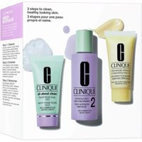 Clinique Skin School Tutto Sulla Pulizia Set: sapone per il viso + esfoliante per il viso + balsamo idratante