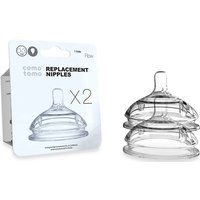 Comotomo Tettarelle Anticoliche in Silicone Flusso Veloce Confezione da 2