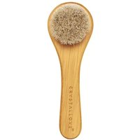 Crystallove Spazzola di Bambù per Massaggio Viso, Collo, Décolleté e Seno