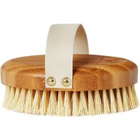 Crystallove Spazzola in Bambù con Setole di Agave per Massaggio a Secco