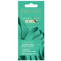 Dermika Maestria Maschera di Lusso Contorno Occhi Riducente Rughe e Occhiaie BIOCollagene 5% 4,5 ml
