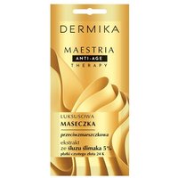 Dermika Maestria Maschera di Lusso Anti-Age Estratto di Bava di Lumaca 5% 7 g