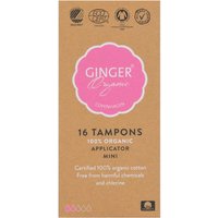 GingerOrganic Tamponi con applicatore Mini, 16 pezzi.