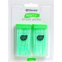 Life Dental Stuzzicadenti con Scovolino Interdentale Box Menta Double New 200 pz