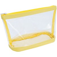 Life Beauty Case Trasparente Gialla