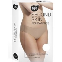 Life Mutandine Donna Taglio Laser con Silicone Taglia XL Bianco