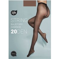 Life Collant String 20 Den Natural Taglia 2