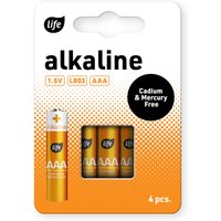 Life Batterie AAA 4 pezzi