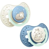 Lovi Ciuccio in Silicone Dinamico, 6-18 Mesi, Boy 2 pz