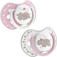 Lovi Ciuccio in Silicone Dinamico, 0-3 Mesi, Girl 2 pz
