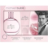 Michael Buble By Invitation Rose Gold Set Regalo per donna (Eau de Parfum 100 ml + Gel Doccia 100 ml) 100 ml