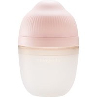 Mombella Bottiglia Anticolica Forma Seno in Silicone Old Rose, 1 pz