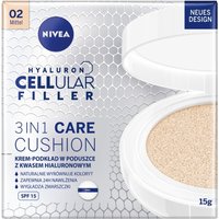 Nivea Hyaluron Cellular Filler Anti-Wrinkle Cushion Foundation Natural 16 g Naturale
