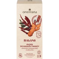 Orientana Olio Massaggio Viso Balance Legno di Sandalo e Curcuma 30 ml