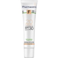Pharmaceris F Fondotinta Minerale Dermocosmetico Opacizzante SPF 30, 20 Natural Natural