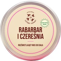 Mydlarnia Cztery Szpaki Mousse Illuminante per il Corpo, Rabarbaro e Ciliegia