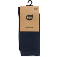 Life Calzini sportivi da uomo blu navy taglia 43-46