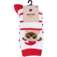 Life Calzini Hipster Natalizi Donna, Dogy, Taglia 39-42