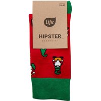 Life Calzini Hipster fantasia Gnomi taglia 35-38