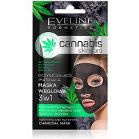 Eveline Canabis Skin Care Maschera Carbone 3 in 1 7 ml