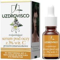 Uzdrovisco lucernario Siero Illuminante Contorno Occhi con 3% Vitamina C Antirughe 15 ml
