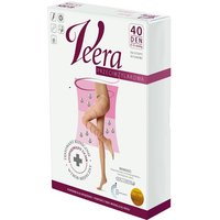 Veera Collant a compressione graduata 40 DEN, Colore Caramello, Taglia 3