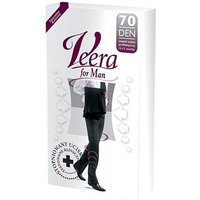 Veera Calze Antitrombo 70 Den Uomo Skin Life Colore Nero, Taglia 1/S