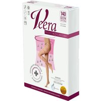 Veera Collant Antitrombo 140 Den Microfibra Colore Nero, Taglia 1