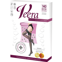 Veera Calze autoreggenti a compressione 140 DEN, Colore Nero, Taglia 4