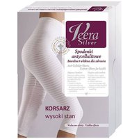Veera Silver Pantaloncini Anticellulite Modello Corsaro a Vita Alta, Taglia XL