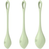 Satisfyer Yoni Power 2 Verde Chiaro sferette per l'allenamento dei muscoli del pavimento pelvico