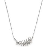 🦚 Piuma Kette für Damen aus Edelstahl mit Kristallen 🦚 Piuma Kette für Damen aus Edelstahl mit Kristallen