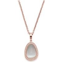 🦚 Halskette Amisa mit Clip Anhänger aus Edelstahl, rosé 🦚 Halskette Amisa mit Clip Anhänger aus Edelstahl, rosé