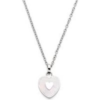 🦚 Herzkette Eviva für Damen aus Edelstahl, gravierbar 🦚 Herzkette Eviva für Damen aus Edelstahl, gravierbar