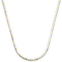 🦚 Damenkette Piera aus Edelstahl, bicolor 🦚 Damenkette Piera aus Edelstahl, bicolor