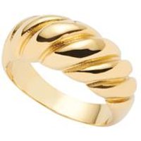 🦚 Damen Ring Giro aus Edelstahl, IP Gold 🦚 Damen Ring Giro aus Edelstahl, IP Gold