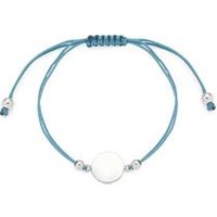 🦚 Mila Gravurarmband aus Edelstahl mit Textilband, petrol 🦚 Mila Gravurarmband aus Edelstahl mit Textilband, petrol