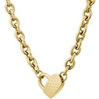 🦚 Kette Dinya aus Edelstahl mit Herzverschluss, IP Gold 🦚 Kette Dinya aus Edelstahl mit Herzverschluss, IP Gold