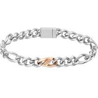 🦚 Herren Gravurarmband Rian aus Edelstahl, bicolor 🦚 Herren Gravurarmband Rian aus Edelstahl, bicolor