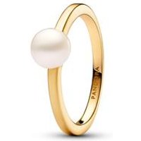 🦚 Vergoldeter Timeless Ring für Damen mit Perle 🦚 Vergoldeter Timeless Ring für Damen mit Perle