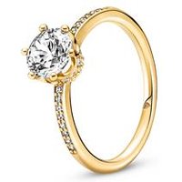 🦚 Damenring Solitär mit Zirkoniasteinen 🦚 Damenring Solitär mit Zirkoniasteinen