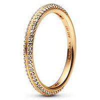 🦚 Vergoldeter ME Damenring aus 925er Silber mit Zirkonia 🦚 Vergoldeter ME Damenring aus 925er Silber mit Zirkonia