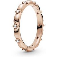 🦚 ROSE Blütenring für Damen mit Zirkonia 🦚 ROSE Blütenring für Damen mit Zirkonia