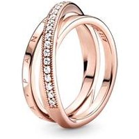 🦚 Dreifach gekreuzter Damenring, rosé 🦚 Dreifach gekreuzter Damenring, rosé