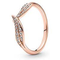 🦚 ROSE Ring Blätter für Damen mit Zirkonia 🦚 ROSE Ring Blätter für Damen mit Zirkonia