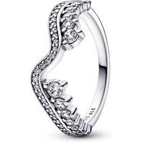 🦚 Wellen Ring für Damen aus Sterlingsilber mit Zirkonia 🦚 Wellen Ring für Damen aus Sterlingsilber mit Zirkonia